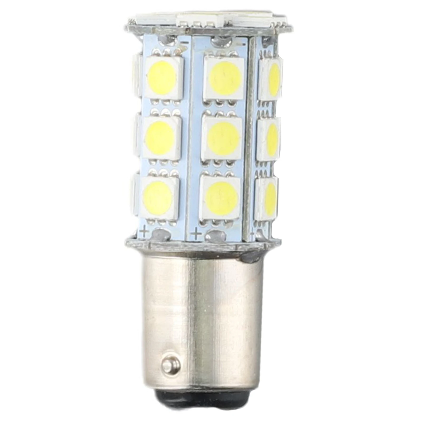 1Pc White 27-SMD BA15D Cabin Marine Boat LED Inner Lights Bulbs Marine Interior Light 1004 1076 1142 1004 1130 1158 1176 1178