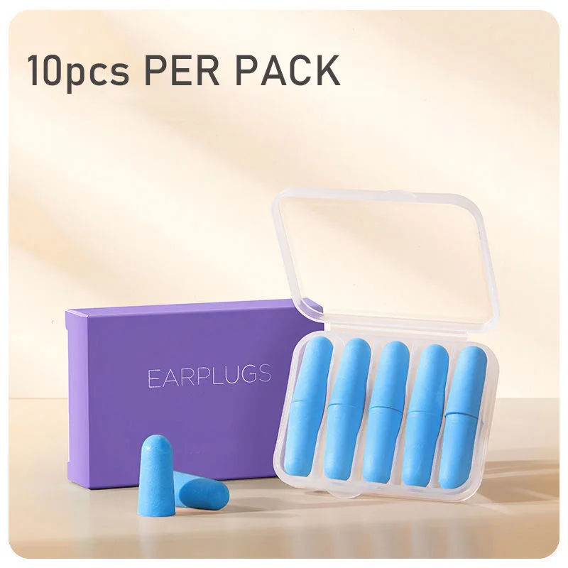 

10pcs Sleep Mute Soundproof Earplugs