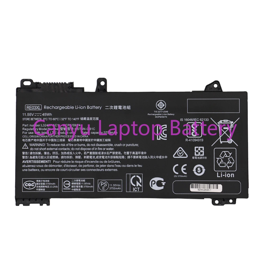 

Новый аккумулятор RE03XL для ноутбука HP ProBook 445 450 455 440 430 G6