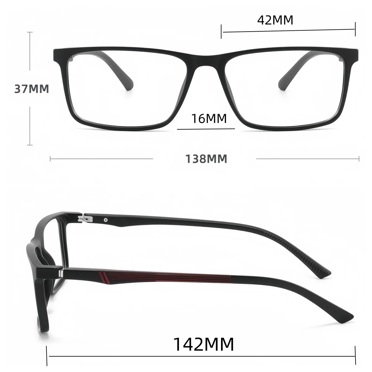 Ретро очки по рецепту мужские квадратные для близорукости модные женские