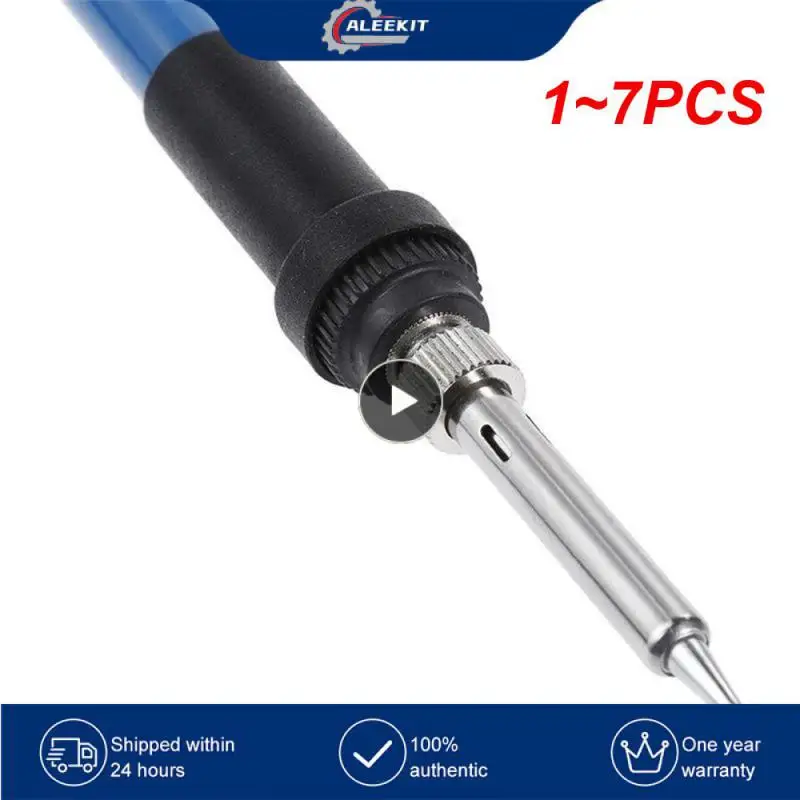 

1~7PCS Soldering Iron Adjustable Temperature Electric 220V 110V Welding Solder Rework Station Heat Pencil Tips Repair Tool Tips