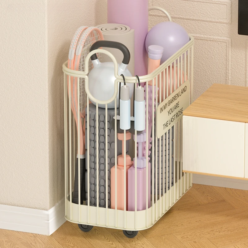 Металлическая корзина для йоги и бадминтона в скандинавском стиле