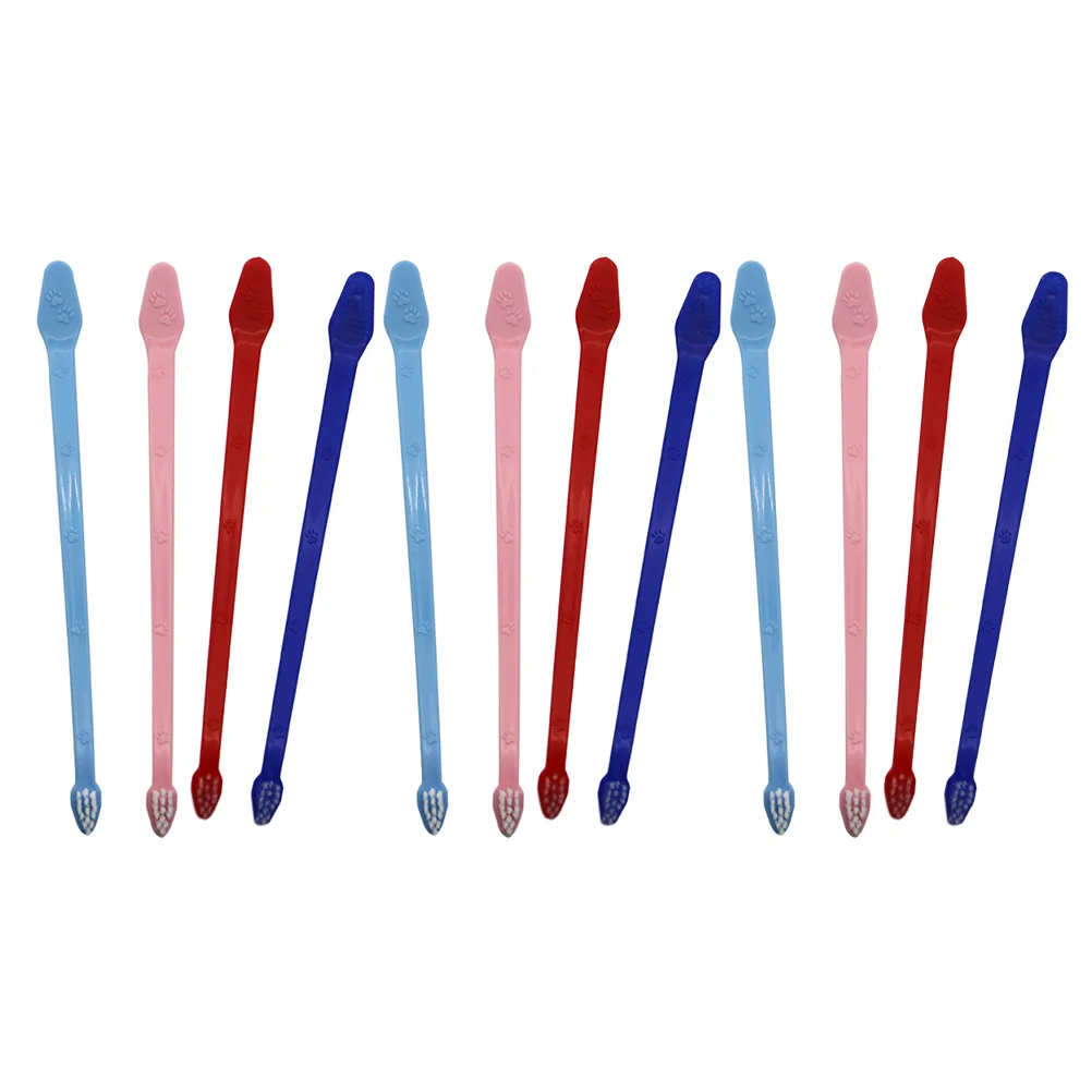 

Dogfor Pet Care Teeth Kit Dogs Cleaningpuppy Toybrush Chewing Pets Small Brushing Stuff Accessories Gentle Cat Brushes Large