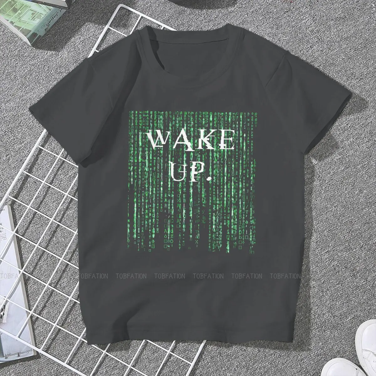Футболка The Matrix Neo для девочек женские топы Wake Up графические кавайные футболки