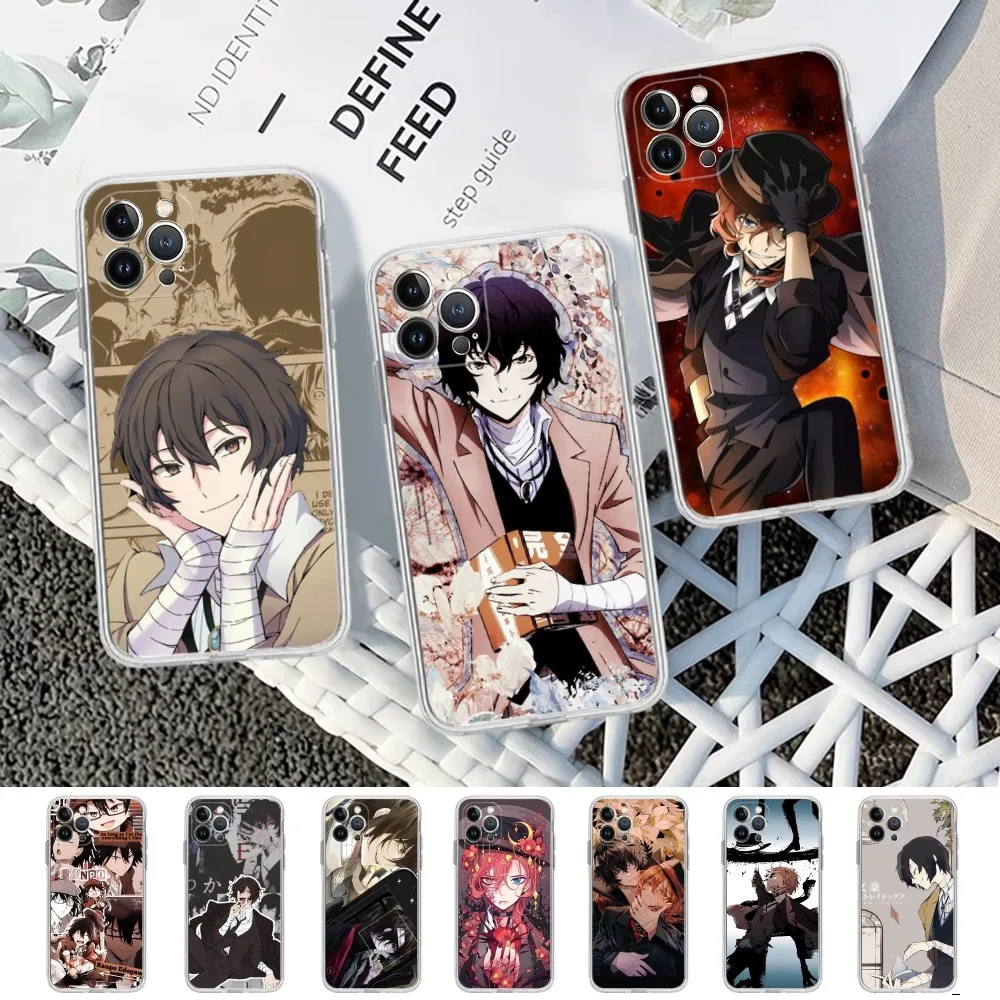 

Anime Bungou Stray Dogs Phone Case For IPhone 15 14 11 12 13 Mini Pro XS Max Cover 6 7 8 Plus X XR SE 2020 Funda Shell