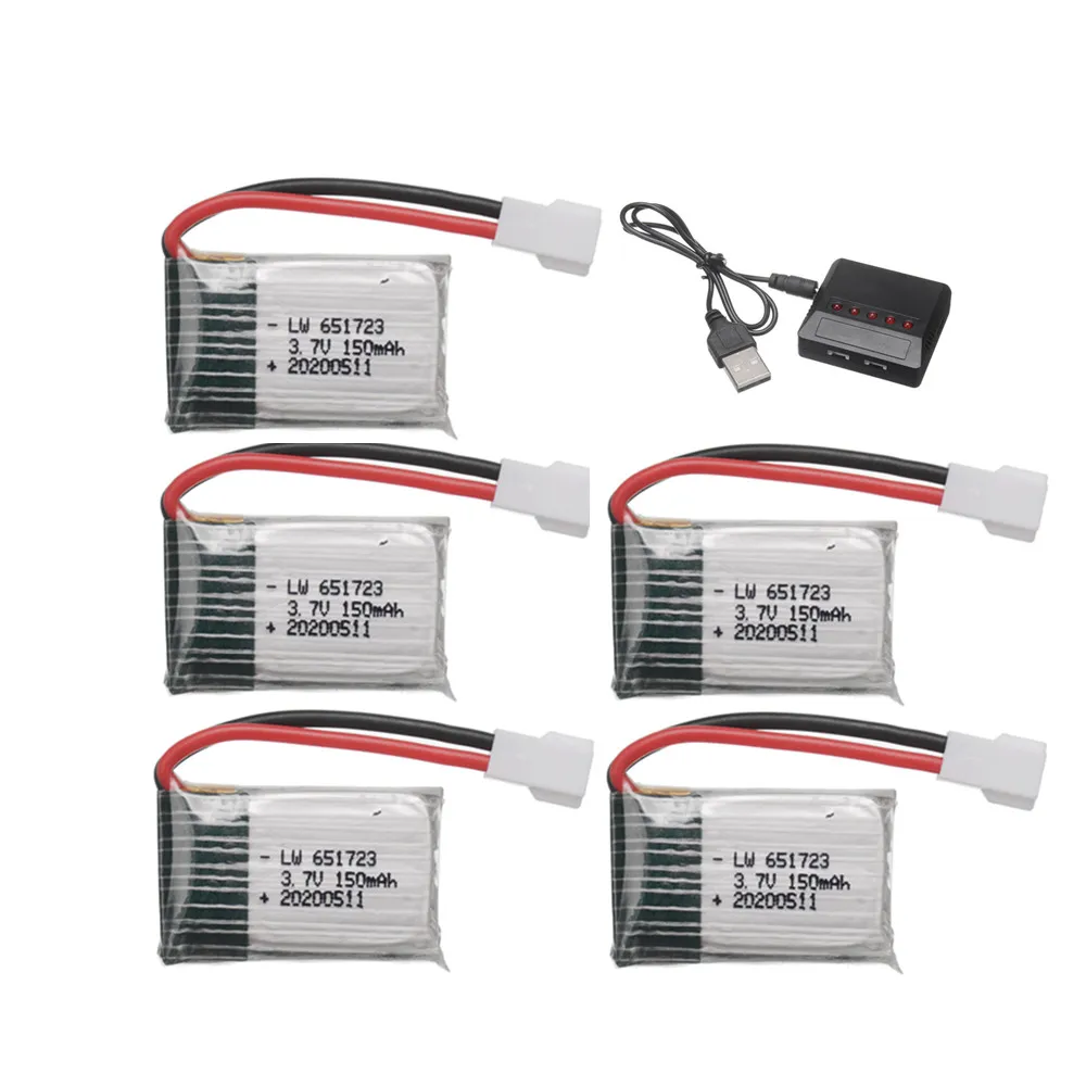 H8Mini 3 7 v 150mah 651723 Lipo аккумулятор и зарядное устройство для H2 H8 H48 U207 RC Квадрокоптер