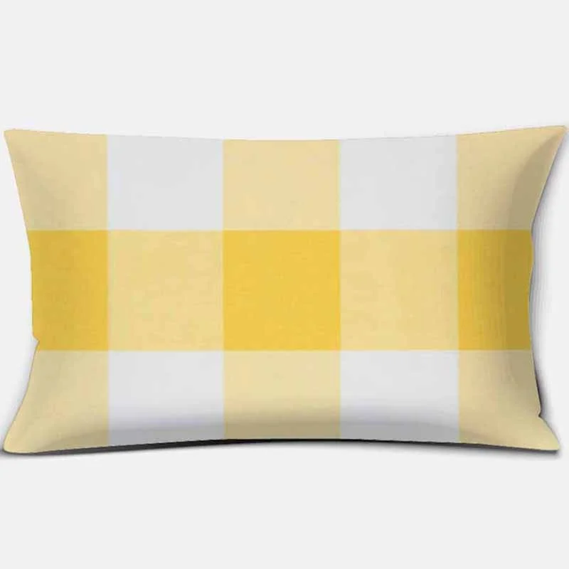 

Yellow Love Geometric Rectangle Cushion Cover Sofa Office Decoration Pillowcase Home Decor (30cm-50cm)