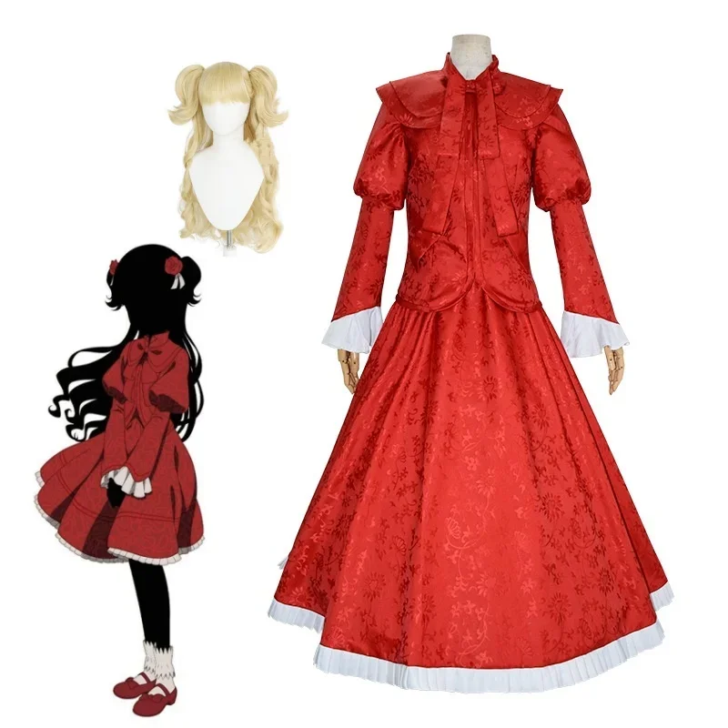 Аниме Тени Дом Эмилико Кейт Горничная Платье Принцессы Косплей Костюм Парик