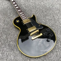 black golden color lp electric guitar mahogany body rosewood fingerboard free shipping