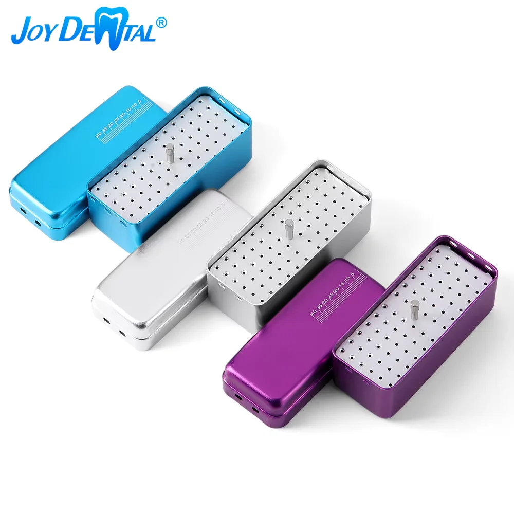 Коробка для стоматологической дезинфекции JOY DENTAL 72 отверстия FG 1 6 мм файлы