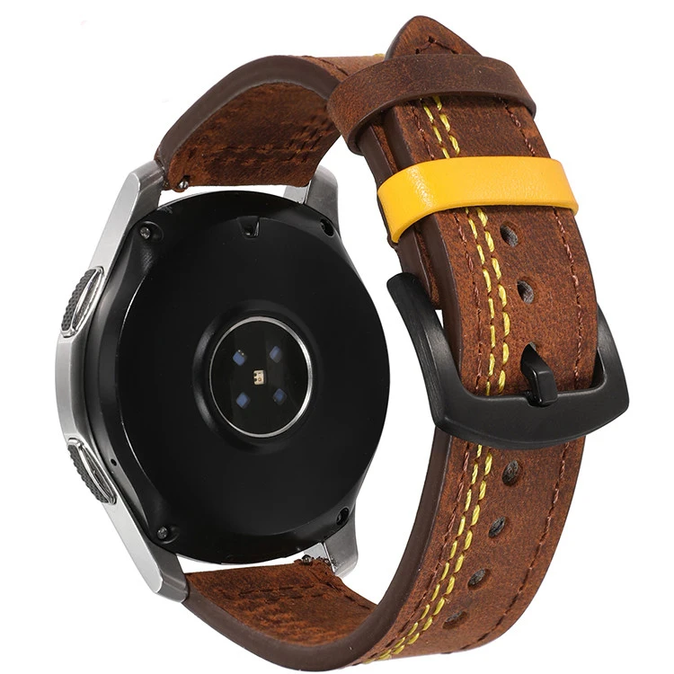 20mm/22mm Bracelet Huawei watch GT/2/2e/Pro strap for Samsung Galaxy watch 3/46mm/42mm//Gear S3/Active 2 40mm 44mm leather band
