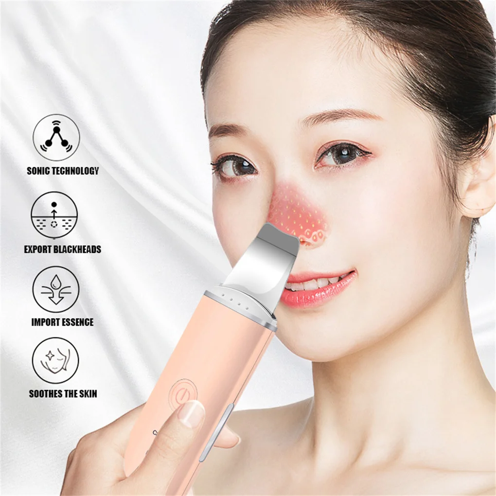 

Ультразвуковой скруббер для кожи глубокий аппарат для чистки лица пилинг Лопата очиститель пор для лица скраб для кожи лица Лифт машина