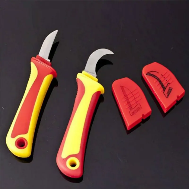 Hot Sale Rush New Cutting Ferramenta Alicate 1pc Stripping Cutter Cable Electrical Insulation Knife Electrician Hand Tools