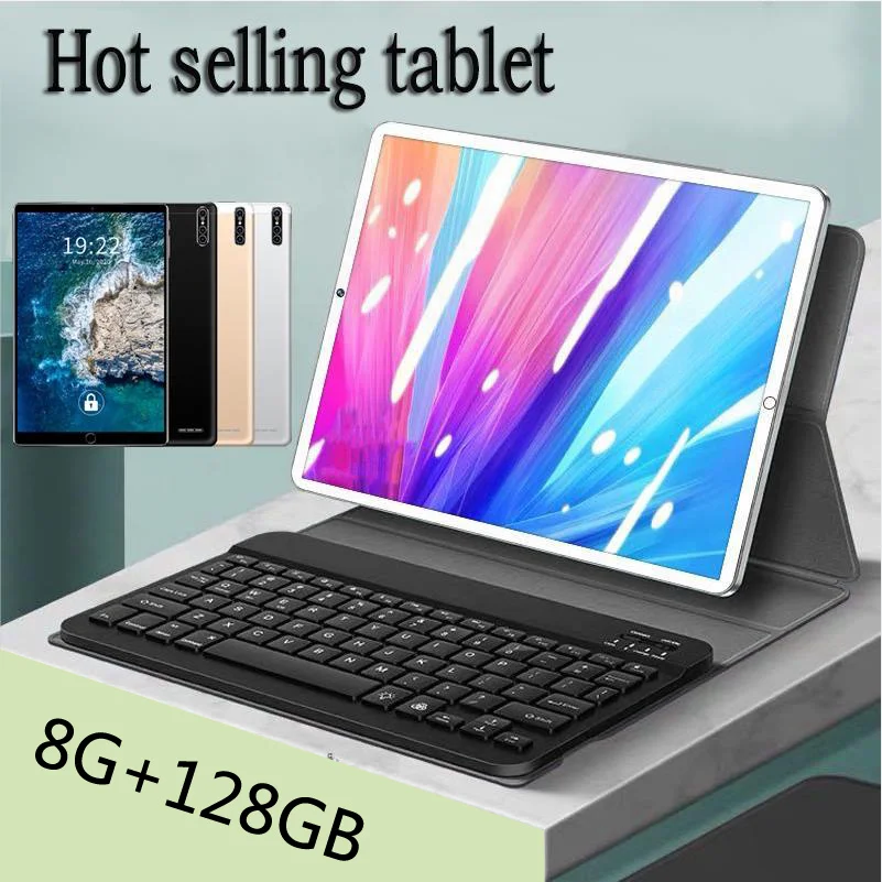 

[Latest] 10.1 Inch Tablet PC 8G + 128GB 4G Network WiFi Tablet PC Android 10.0 Arge Dual SIM tablets 10 inch tablets android