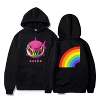 rapper fashion casual hip hop pullover men women harajuku streetwear hoodie 6ix9ine gooba rainbow 3d printed hooded sweatshirts
