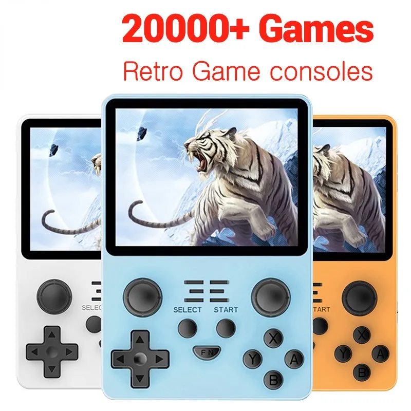 2023 New Rgb20S Retro Game Console Open Source System 3.5-Inch IPS Screen Handheld Game Console With 20000+ Games Recommend
