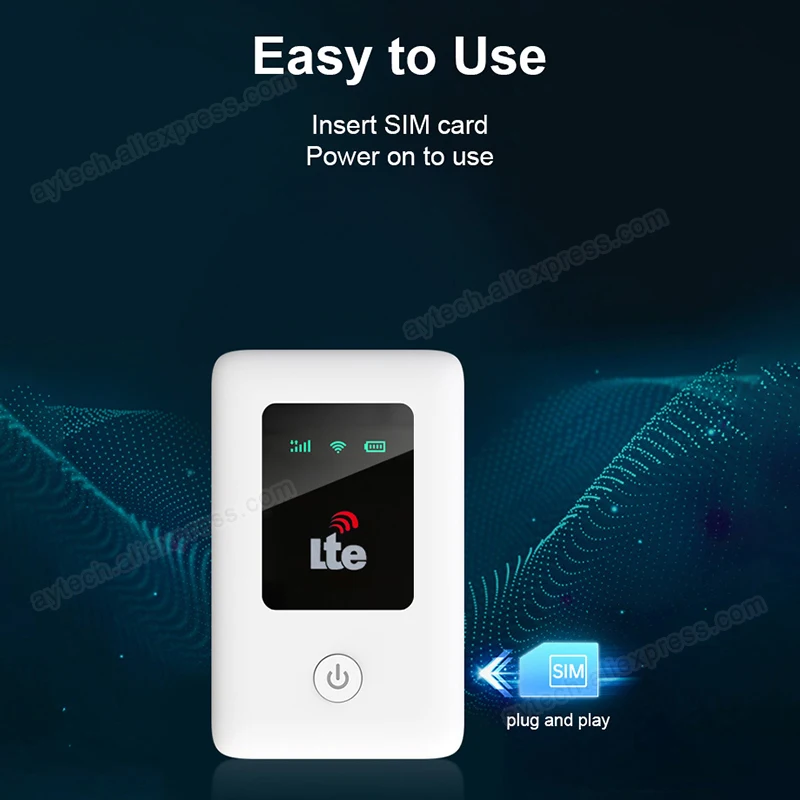 4G беспроводной маршрутизатор lte Wi-Fi Модем Sim-карта MIFI Карманный Т-спот со