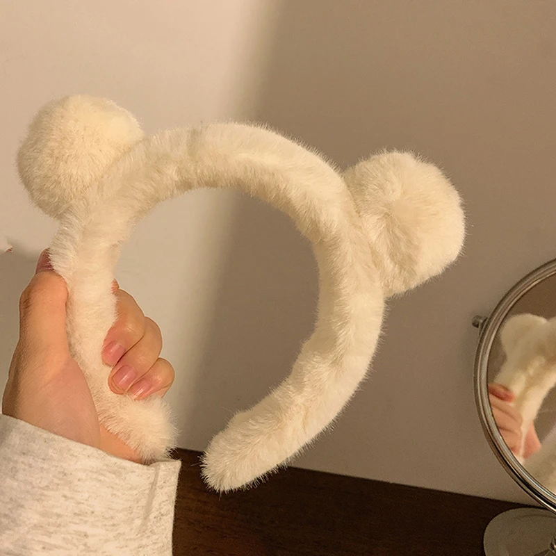 Детский обруч для волос с плюшевым медведем |