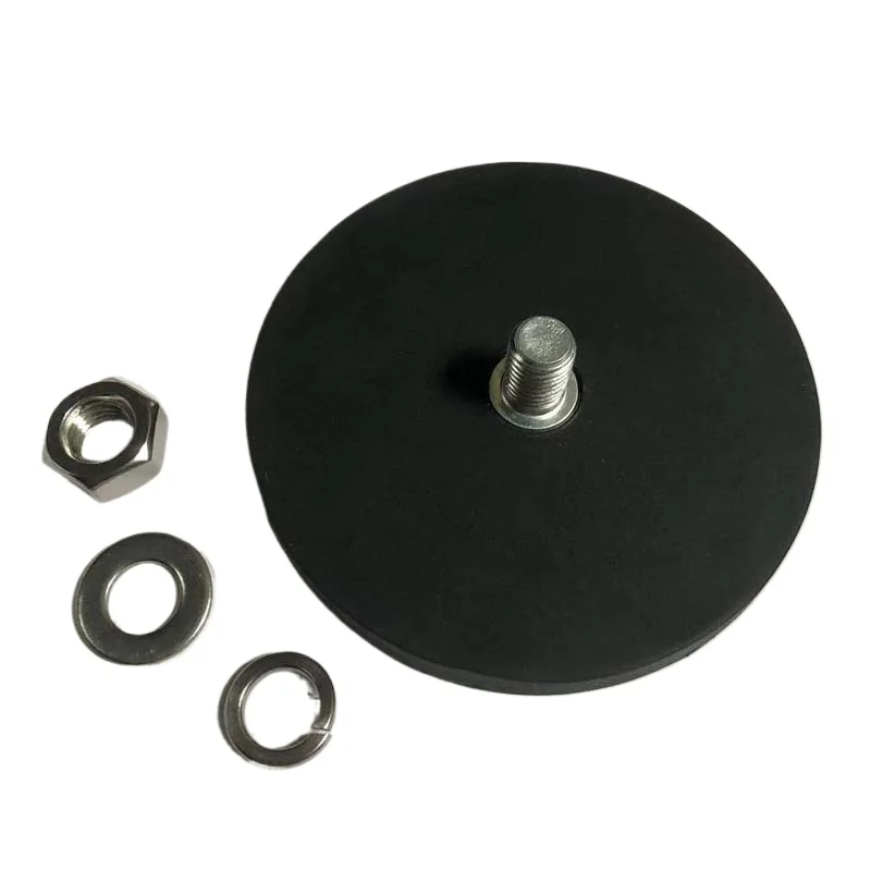 

D88 M6/M8 Магнитное основание с резиновым покрытием, неодимовый горшок, магниты, монтажный кронштейн на присоске, кронштейн для болта для автомобильной светодиодной камеры