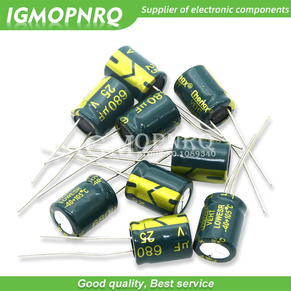 

10V 16V 25V 35V 50V 400V High Frequency Low ESR Aluminum Capacitor 100UF 220UF 330UF 470UF 680UF 1000UF 1500UF 2200UF 3300UF