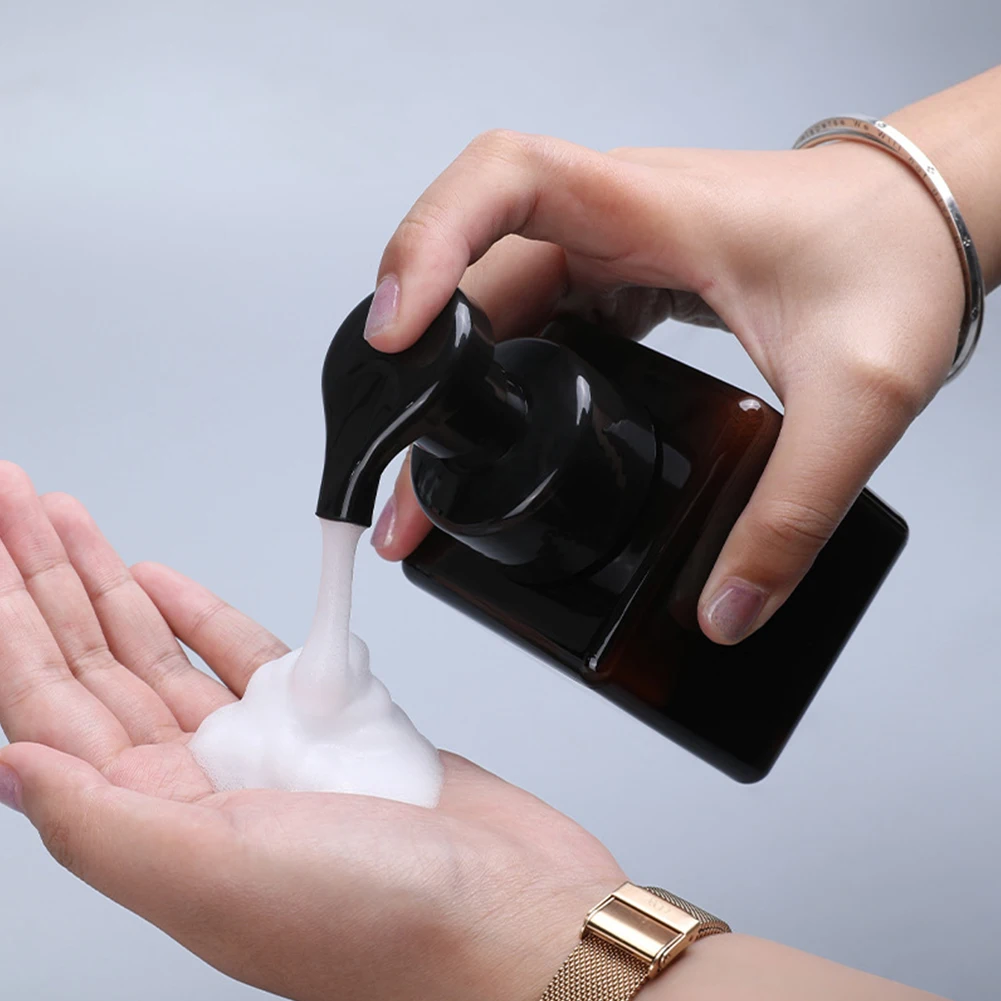 

4Pcs 250ml Travel Bottle Liquid Soap Dispenser Bottle Empty Press Type Shampoo Body Foam Wash Lotion Bottle Refillable Container