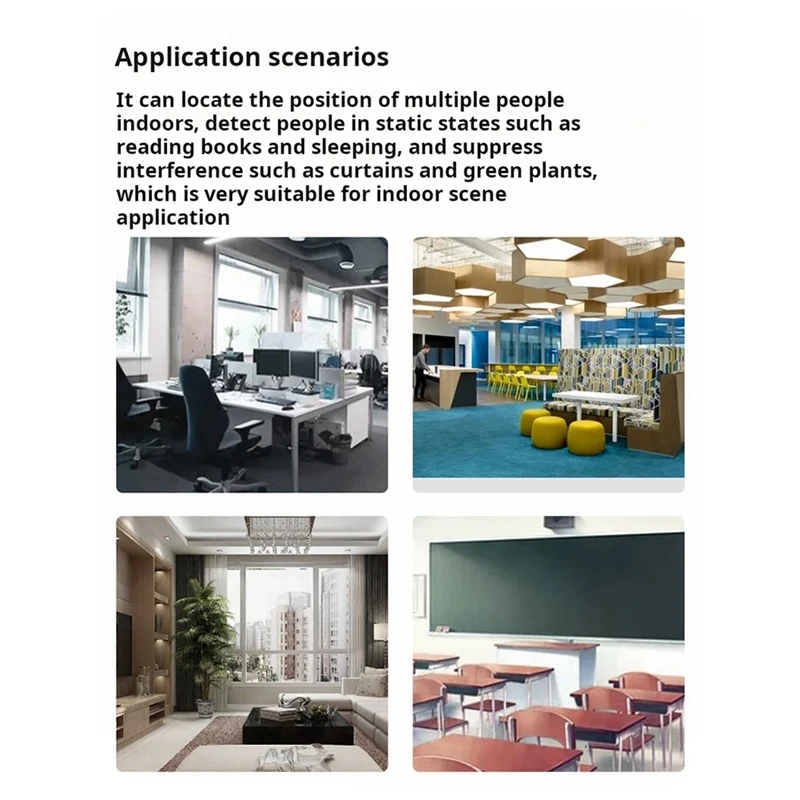 60Ghz Millimeter Wave Radar High-Precision Multi-Person Detection 3D Human Presence Sensing LD6001B Module