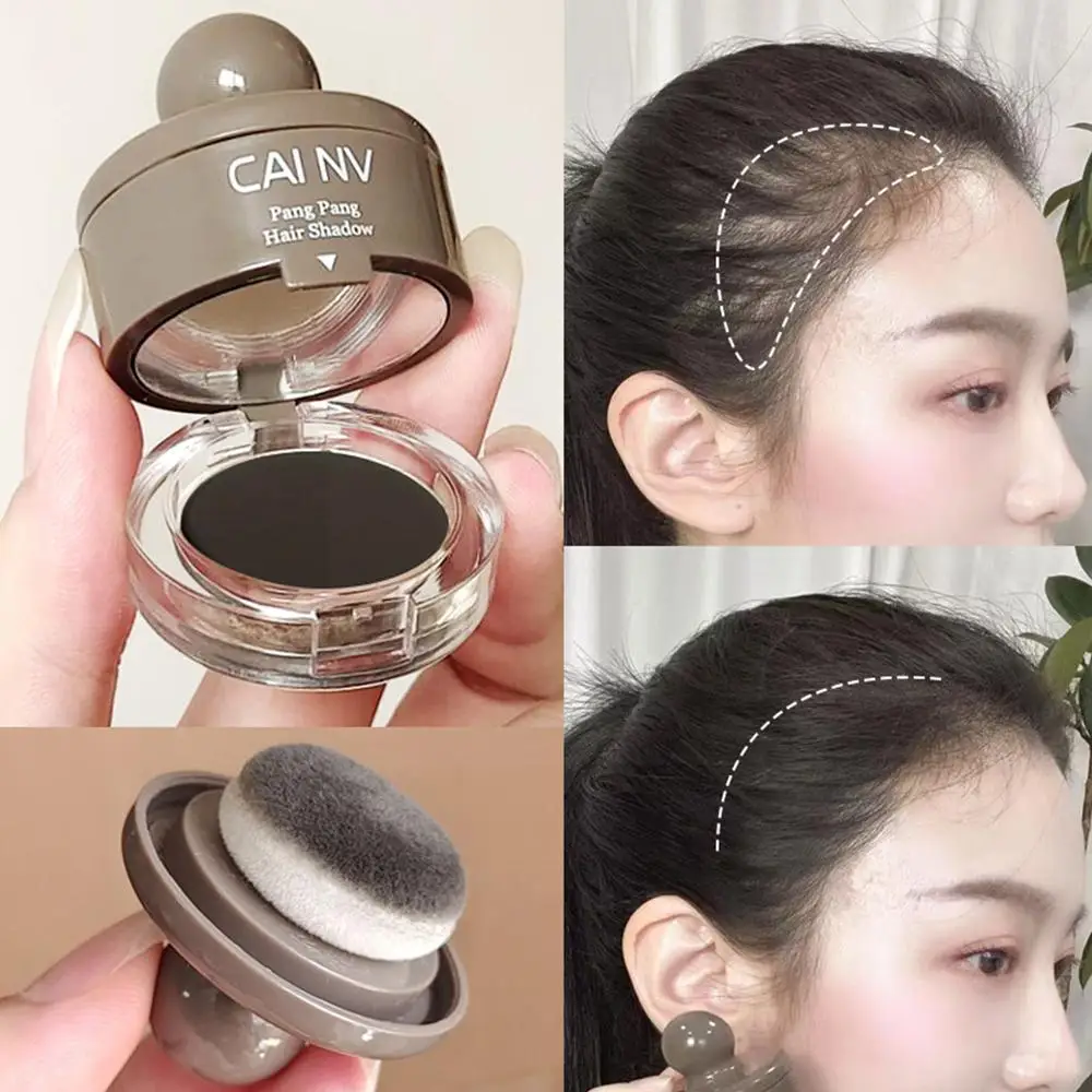 

Brown Hairline Powder Hair Replacement Filling Forehead Powder Modification Sweat-Proof Cover Line Bun Hair Shadow Waterpro C4G9