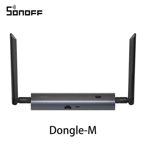 SONOFF Dongle-M Dongle Max Zigbee/Thread PoE Dongle Высокопроизводительный набор микросхем с двойной антенной поддерживает подключение Ethernet, Wi-Fi, USB