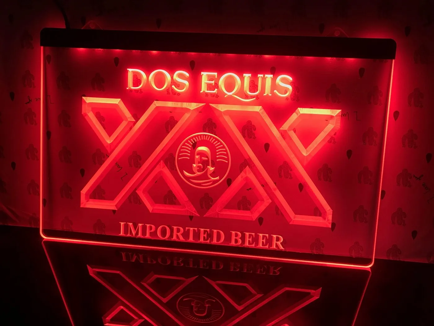 

Dos Equis, пивной бар, паб, ресторан, светодиодная неоновая лампа, знак A042