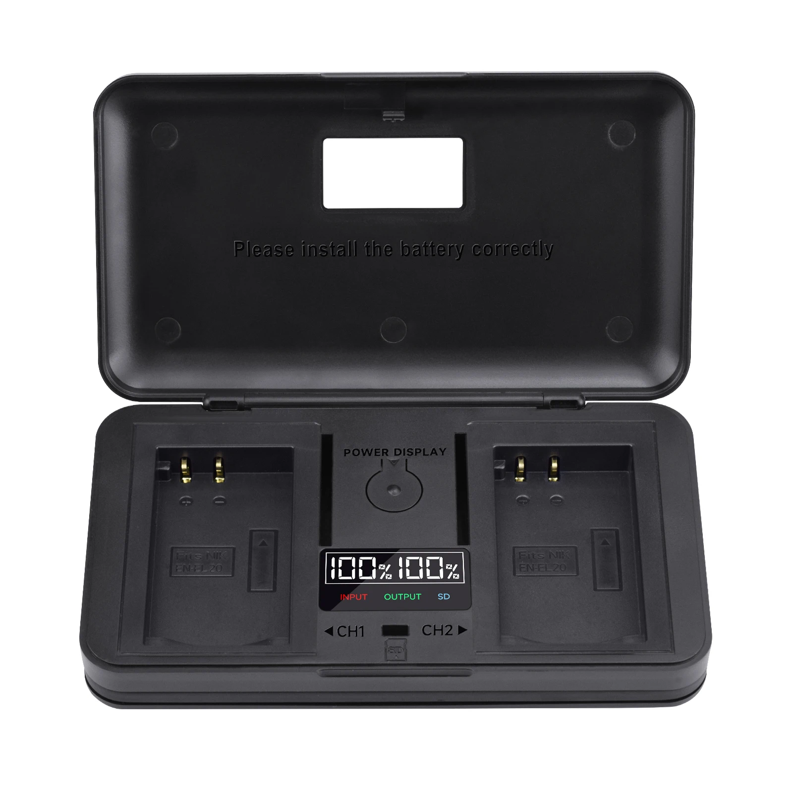 PALO EN-EL20 EN-EL20A EN EL20 аккумулятор и 2 слота коробка зарядное устройство для Nikon Coolpix P1000