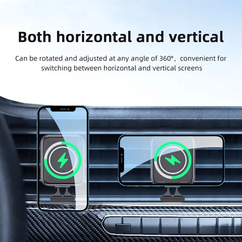 Magnetic Car Phone Holder Air Vent Magnet Mount GPS Smartphone Stand Support For iPhone 12 13 14 Pro Wireless Charging Bracket