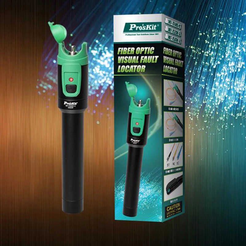 Pro'skit MT-7510E/20E/30E-C Ручка для тестирования волокон лазера 10/20/30 мВт разъемов ST/SC/FC 2 5