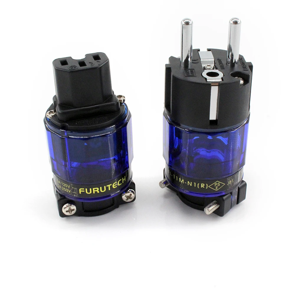 FURUTECH HIFI FI-11M-N1/FYF-11-N1(G) Аудиоразъем питания 24-каратного позолоченного разъема IEC 1