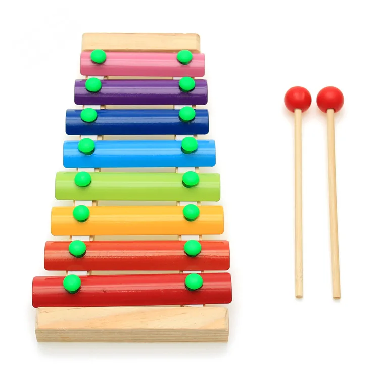 Retail Child Kid Baby 8-Note Wooden Musical Toys Instruments toys Percussion instruments WJ328 | Игрушки и хобби