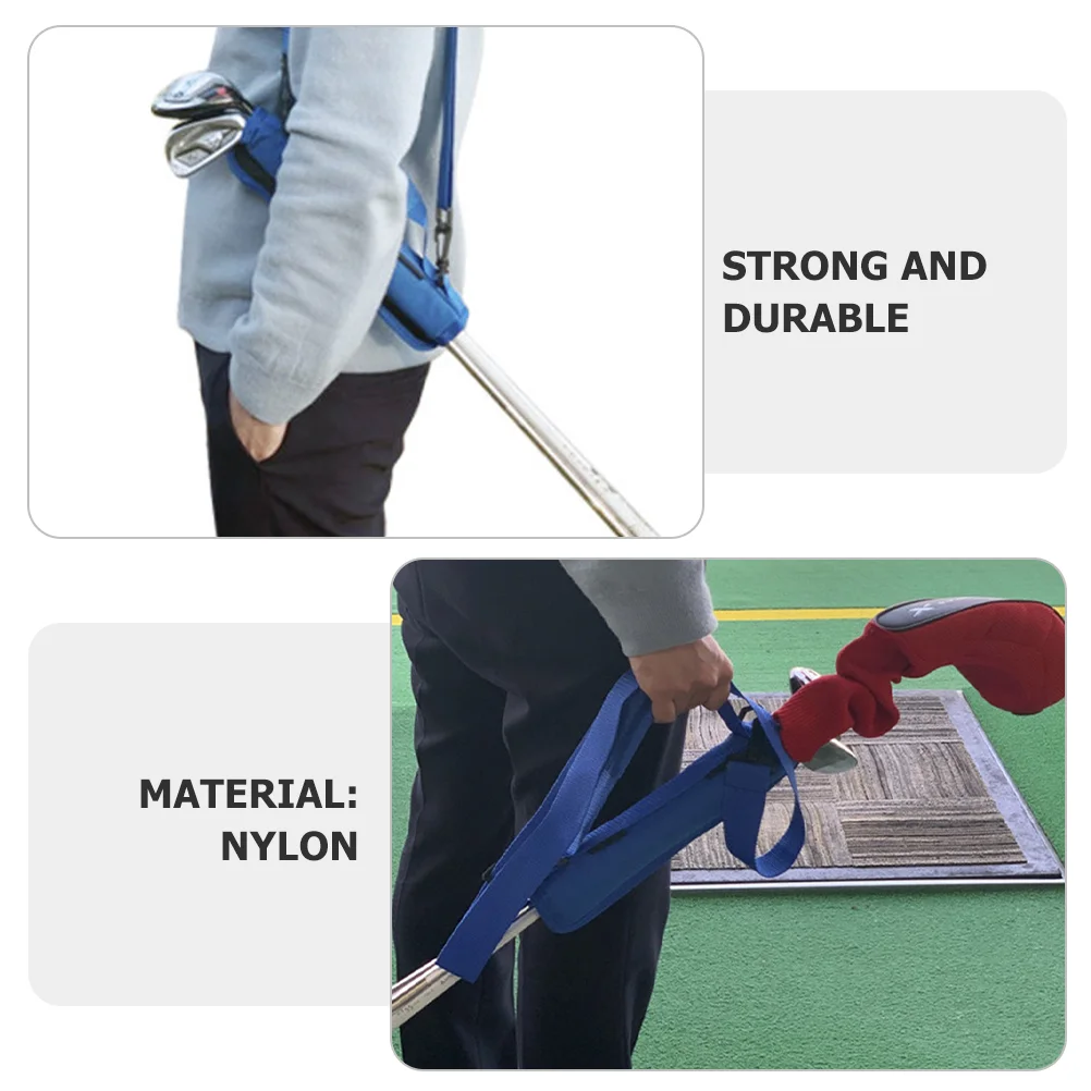 Golf Club Bag Golfs Holder Convenient Golfing Nylon Crossbody Handbags Tote Travel Wear-resistant