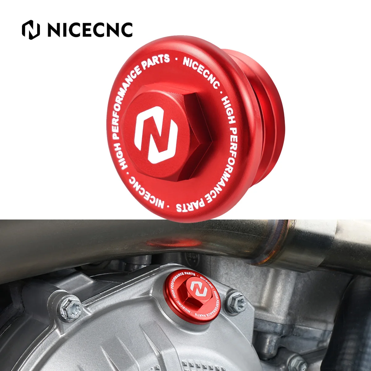 

NiceCNC Engine Oil Filler Cap Plug Cover For Beta RR 250 300 2013-2017 RR RRS 350 390 400 430 480 500 2010-2022 2021 O-ring Seal
