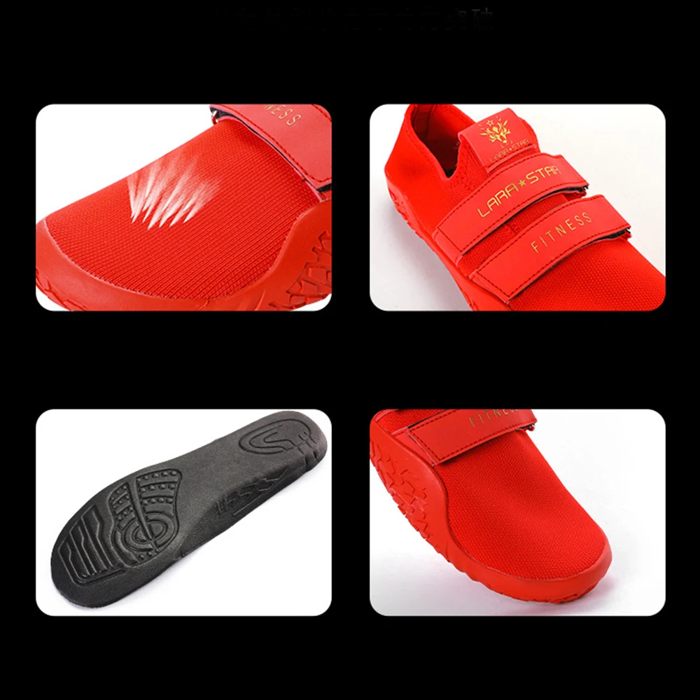 Powerlifting Deadlift Sumo Slippers Yoga Gym Beach Sports Shoes Sumo Sole Portable Sneakers Soft Bottom Training Footwear