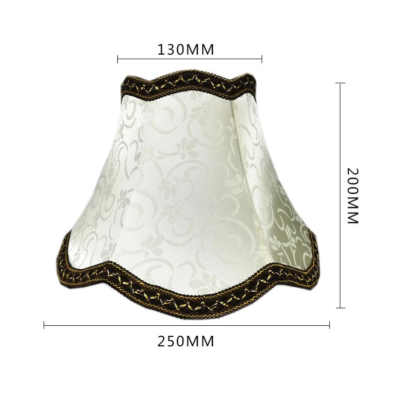 

Абажур для настольной лампы, тканевый, E27