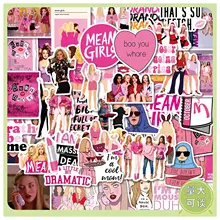 10/30/50PCS Mean Girl Hot Movie Stationery Stickers Laptop Guitar Luggage Phone Windows Motorcycle Graffitt PVC Decals Kid Toys