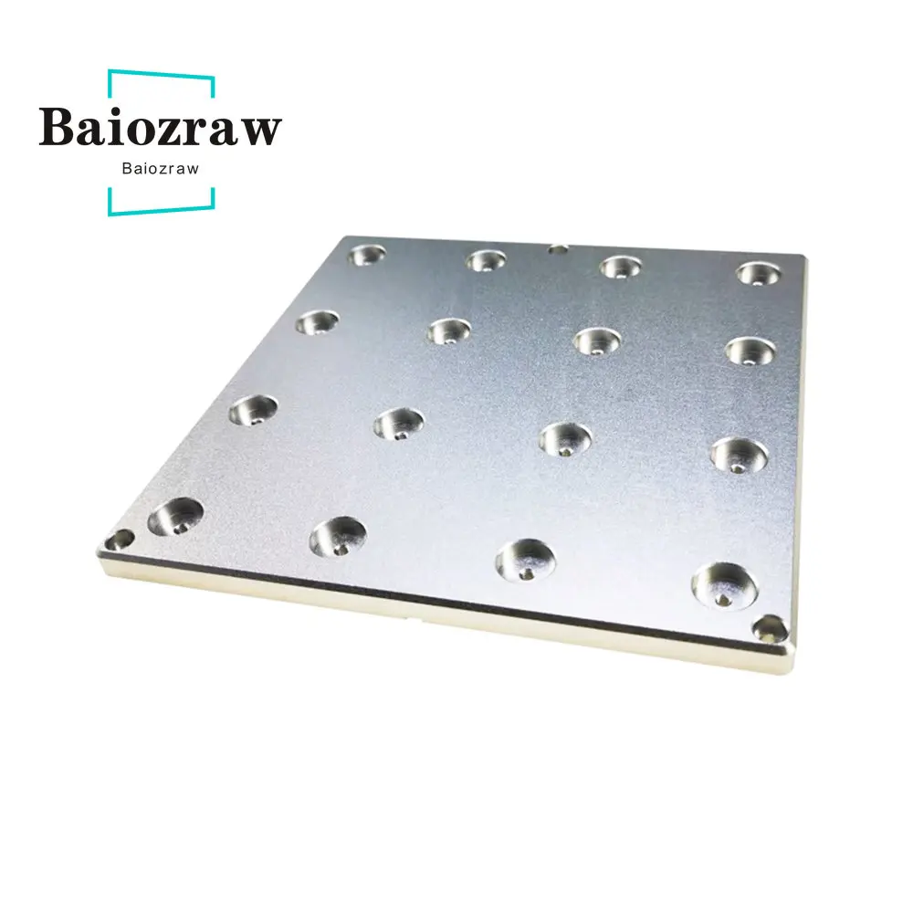 Accessories Hot Bed Support Aluminum Plate Cnc Processing Voron 3d Printer