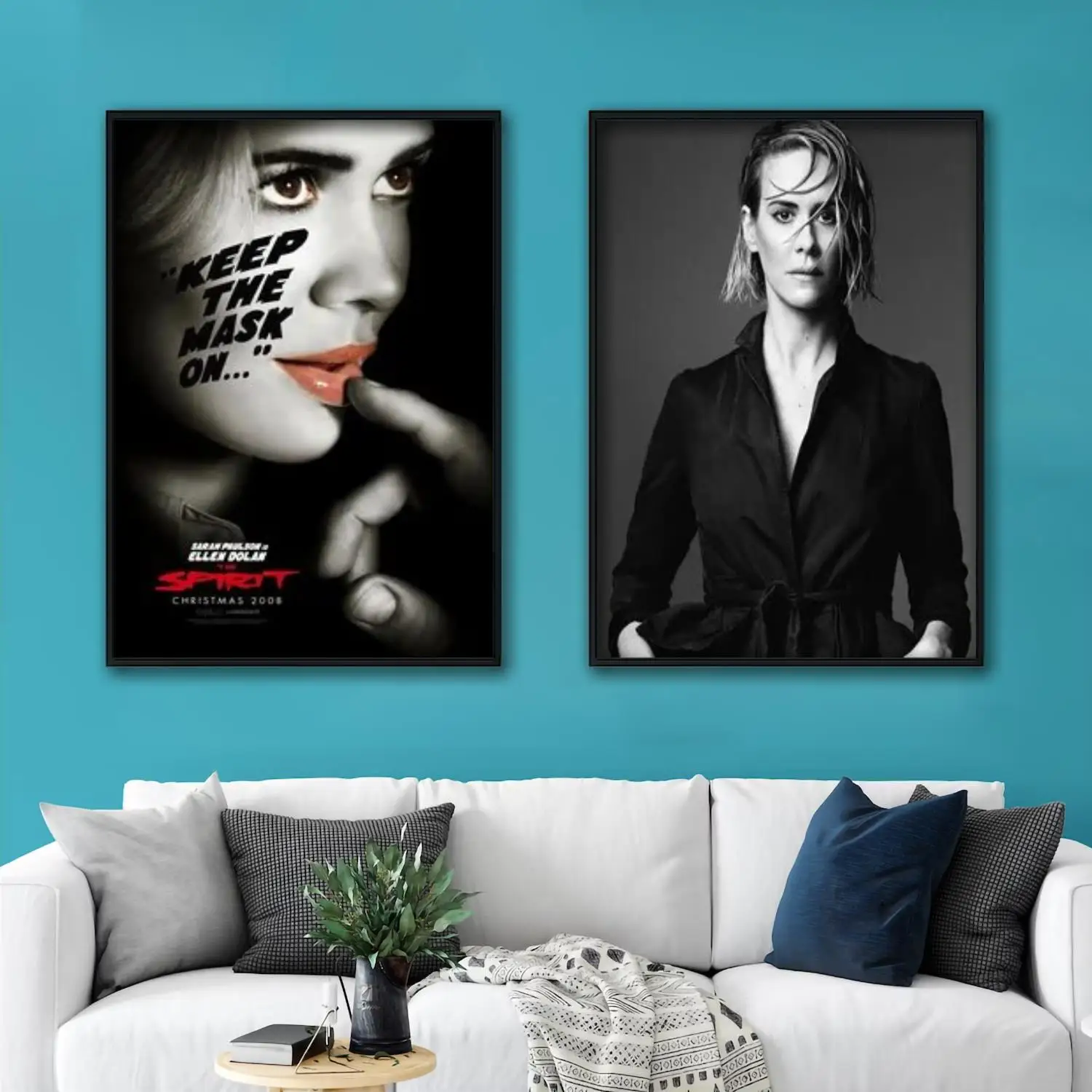 

Sarah paulson Decorative Canvas Posters Room Bar Cafe Decor Gift Print Art Wall Paintings