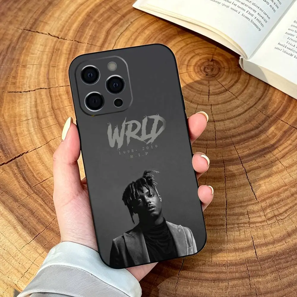 Чехол для телефона Rapper -999 J-Juice W-WRLD для iPhone 17, 16, 15, 14, 13, 12, 11 Pro Max, 16 Plus, XS, мягкий, черный (art.: 3920dad4299fb) - 3920dad4299fb