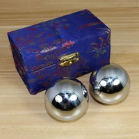 chinese baoding balls fitness handball health exercise stress relaxation therapy chrome hand massage ball 3848mm