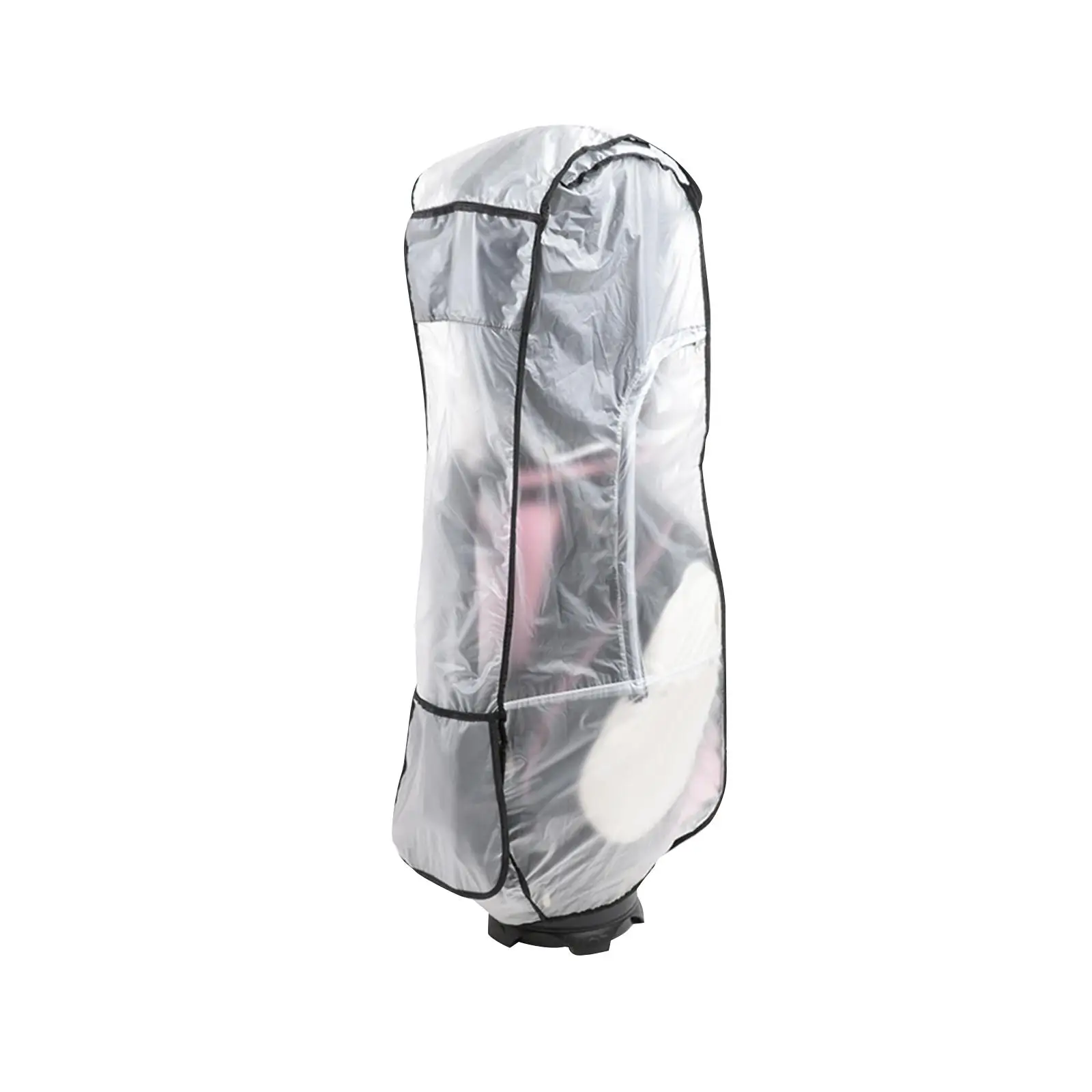 

Golf Bag Rain Cover Waterproof 1 Piece Clear Durable Rainproof Protective Cover Club Bags Raincoat for Carry Cart Women Gifts