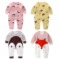 newborn rompers infant cute baby clothes baby one piece clothes long sleeve jumpsuit cotton crawling clothes infant baby onesie
