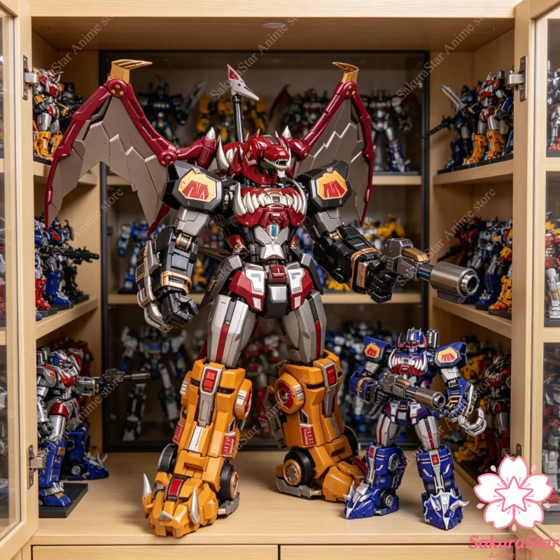 Фото В наличии: Новая модель Ráfaga ZL-01 KO FLAMETOYS Beast Lord Dragon Caesar Megazord, готовая фигурка из сплава. №1