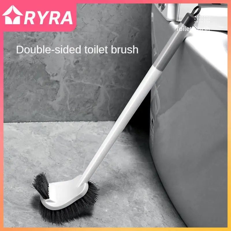 

Bristles Long Handle Toilet Brush Long Handle Cleaning Brush Clean The Toilet Multi-function Cleaning Toilet Brush Bristle Brush