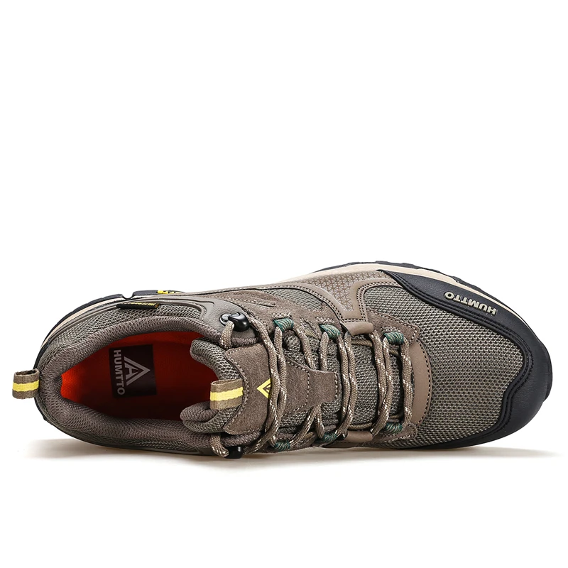 HUMTTO Waterproof Hiking Shoes Outdoor Luxury Designer Sneakers for Men Breathable Sports Mens Trekking Climbing Safty Shoes Man