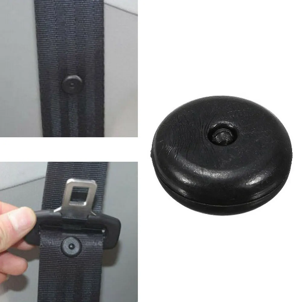 

1pair Universal Car Seat Belt Stop Button Clips Seat Belt Buckle Stopper Buttons Holders Studs Retainer Rest Clips