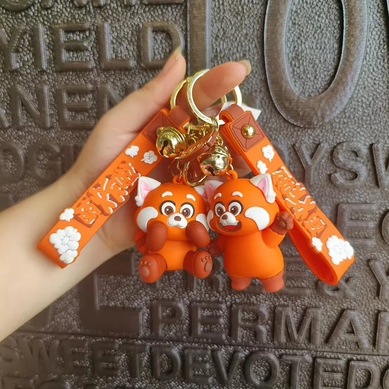 

Disney AnimeTurning Red Toy Story Octonauts Action Figures Key Buckle Keychain Cute Mini Handbag Pendant Ornaments Gift